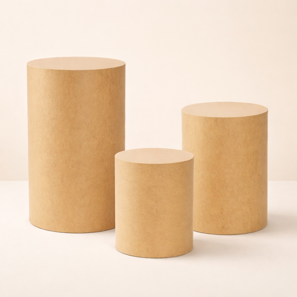 kit trio de cilindros em mdf premium festas eventos batizados aniversários casamento em Oferta na Shopee