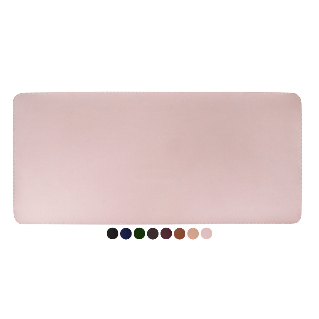 MousePad Grande Rosa Desk Pad Couro Gamer Office