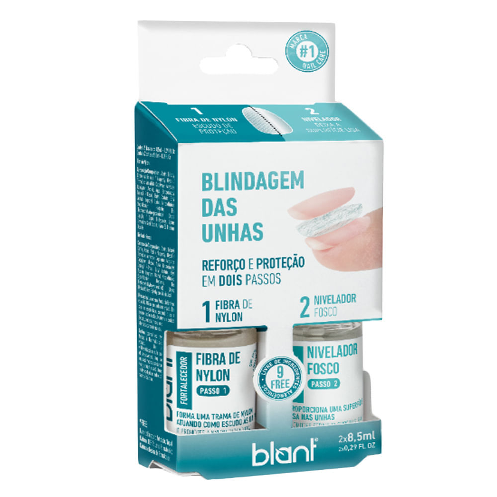 Blindagem das Unhas Blant Reforço e Proteção em Dois Passos 2 Unidade