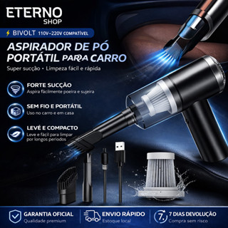 Aspirador 3 em 1 De Pó Usb Portátil Completo Premium Carro E Casa 2000mAh em Oferta na Shopee