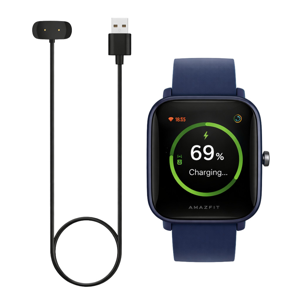 Carregador para Relógio Xiaomi Amazfit Bip U Zepp E Gts 2 Gtr 2 Mini USB