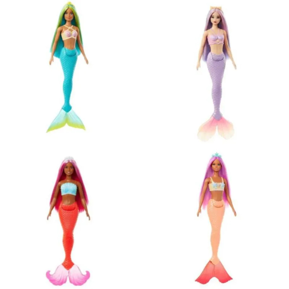 BONECA BARBIE SEREIAS CABELO LONGO COLORIDO HRR02  - MATTEL T1118-11