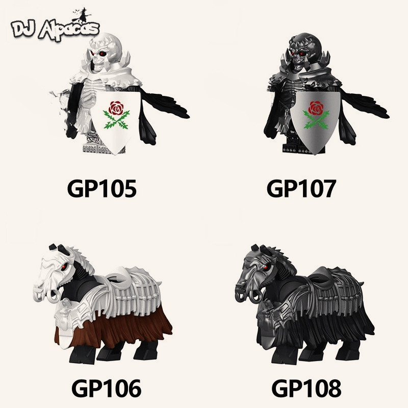 Blocos De Construção Figuras Brinquedo Colecionável GP107 GP108 FQ101