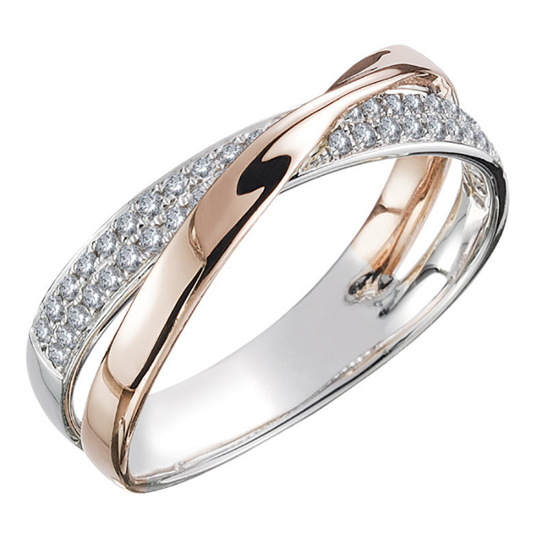 S925 Prata Esterlina Zircão Simples Anel Moda Jóias Senhoras Presente