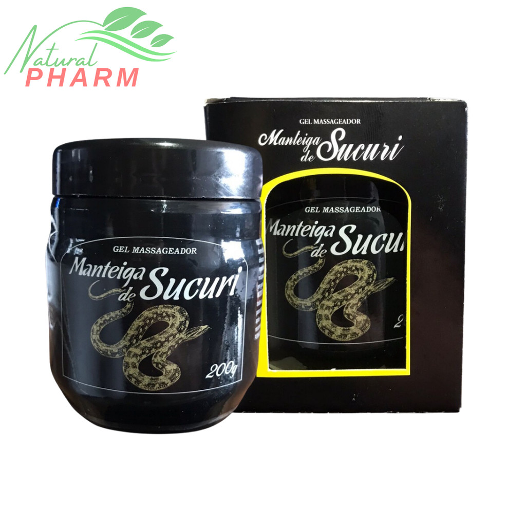 Kit Com 3 Gel Massageador Manteiga De Sucuri | Néctar Cosméticos Banha  200g em Oferta na Shopee