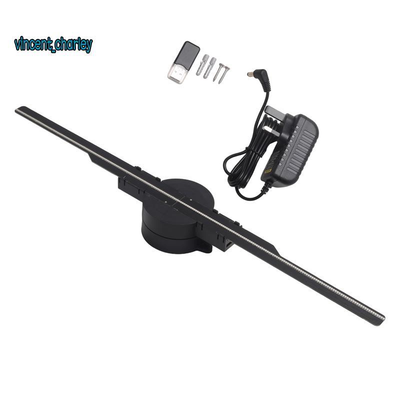 Projetor De Ventilador Com Holograma 3D WiFi , Resolução 2000x224 , 224 , Contas De LED , Imagens Sem Bordas Para Public