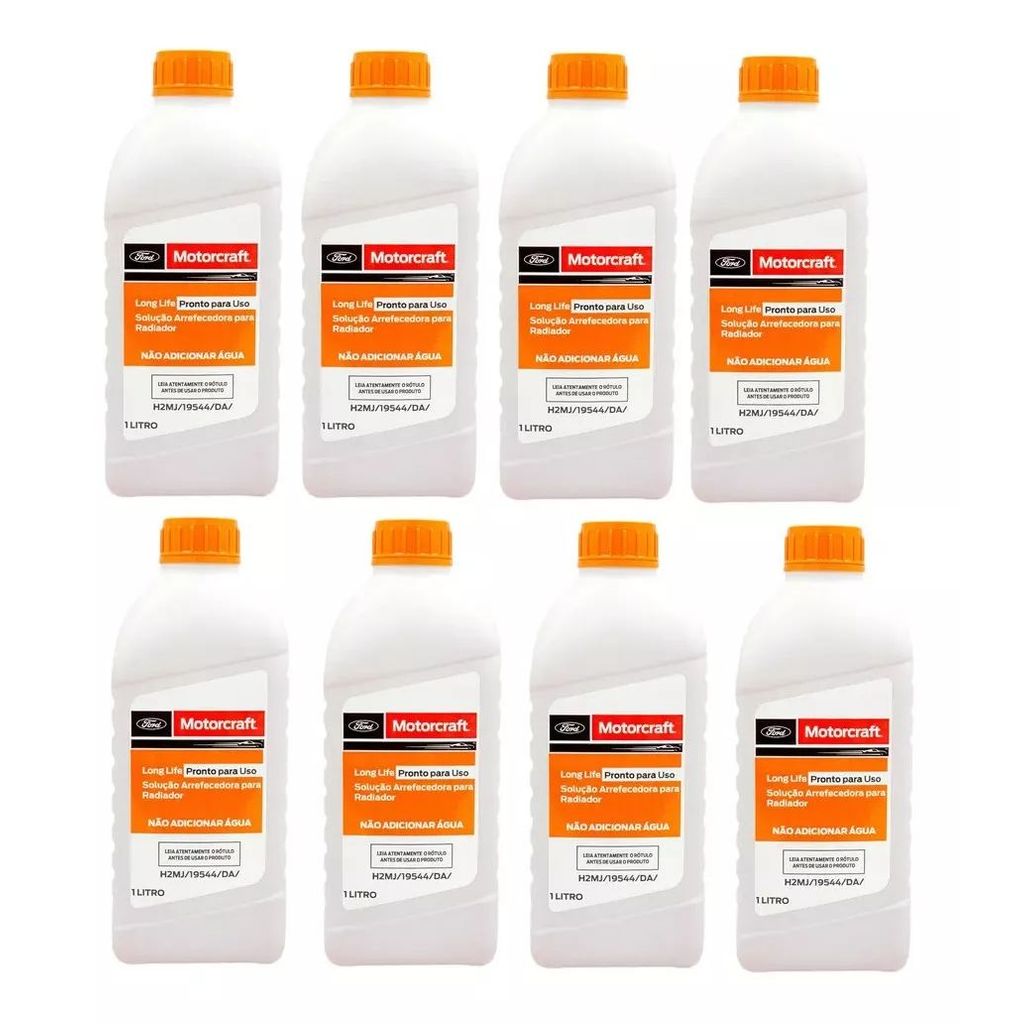 Kit 8 Aditivos Radiador Motorcraft Ford Fiesta Ecospot Ka