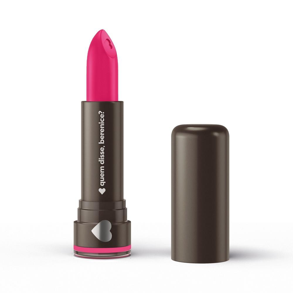 Quem Disse, Berenice? Batom Mate Rosa Rosadíssimo 3,8g em Oferta na Shopee