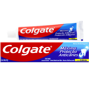 Creme dental de menta Colgate 90g
