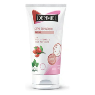 Creme Depilatório Facial A.branca E Rosa M. 40g - Depimiel em Oferta na Shopee