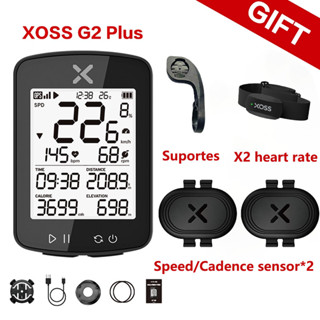Estoque St Paul XOSS G2 Plus GPS Bike Computer Wireless Bluetooth ANT+Speedometer Waterproof Tracker em Oferta na Shopee