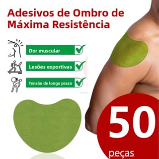 50 pedaços de adesivos de dor no ombro , Gesso De Ervas Para Aquecimento De 50 Contagens Calor De Força Máxima em Oferta na Shopee