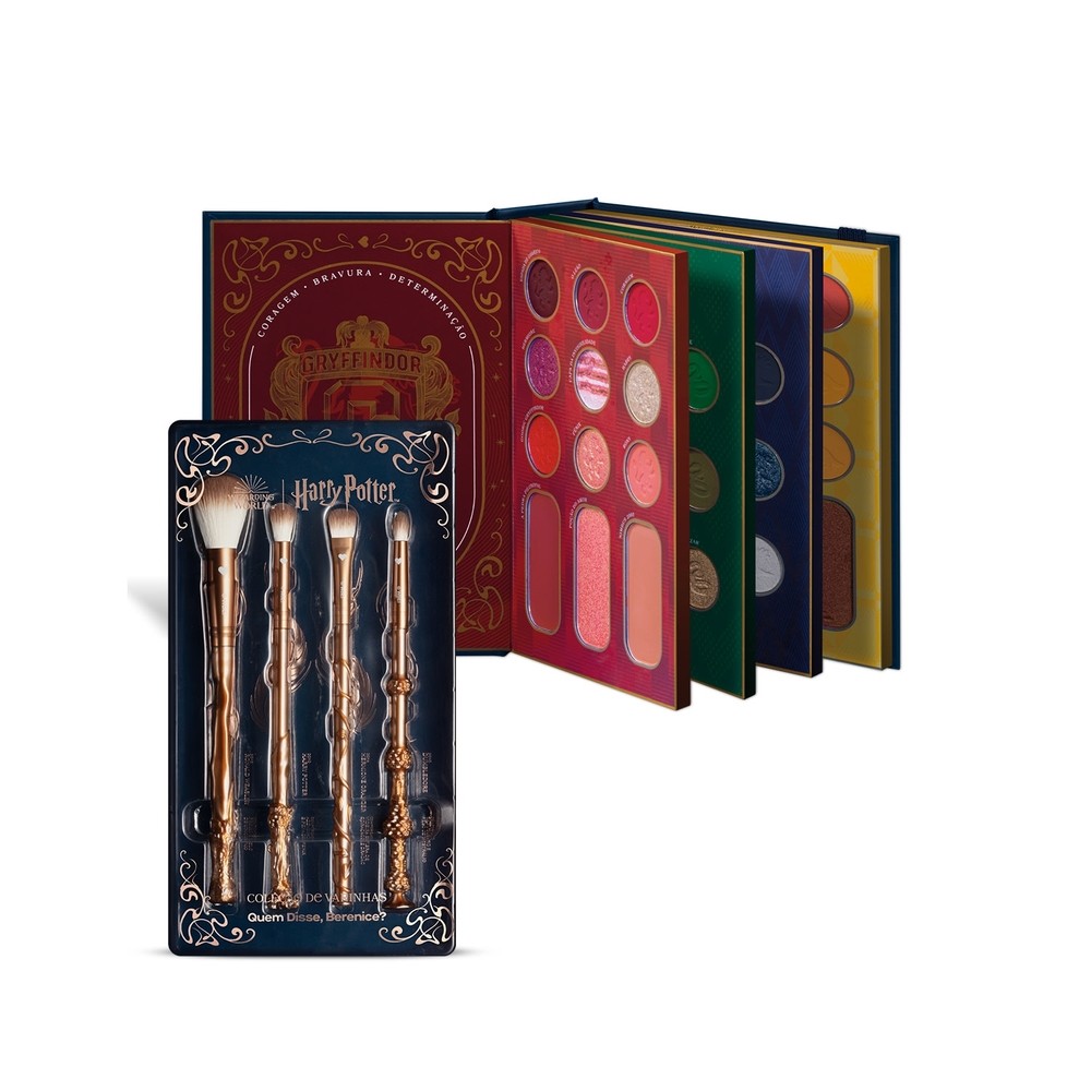 Combo Corvinal Harry Potter Quem Disse, Berenice?: Paleta Multifuncional 54g + Kit Pincéis