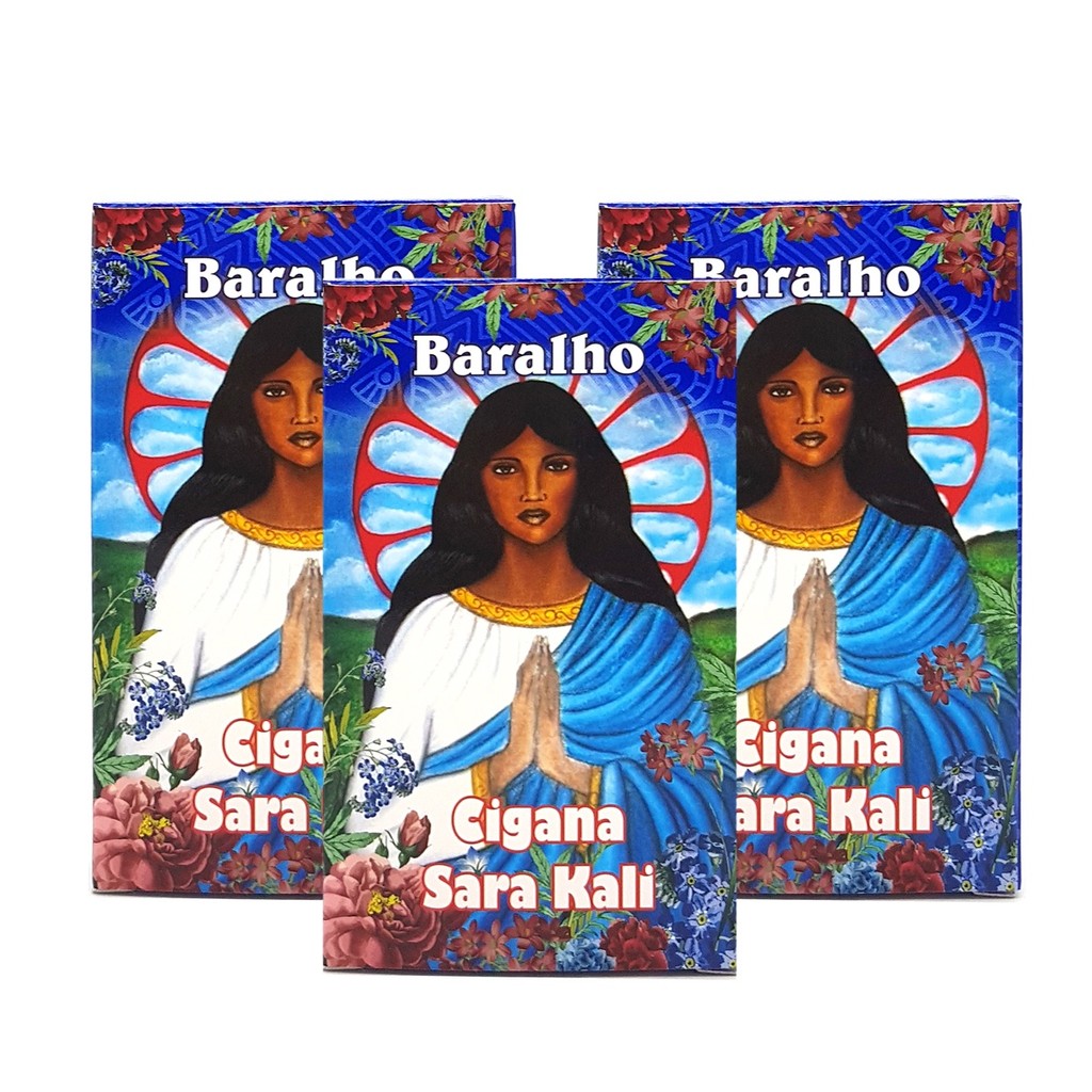Kit Revenda 6 Baralhos de Tarô Cigana Sara Kali Cigana