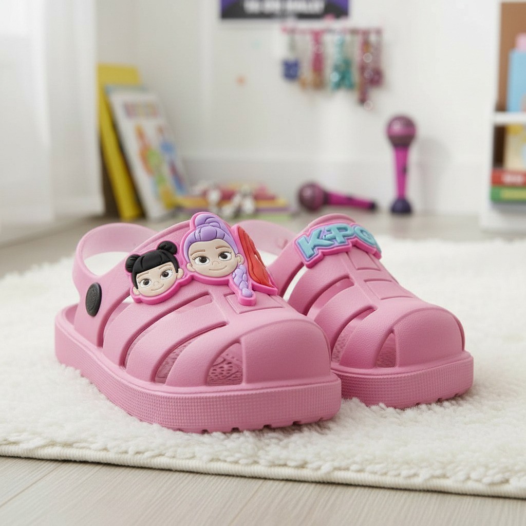 Sandalia Gladiadora SD Infantil Meninas Feminina Criança Sandália Confortável Antiderrapante