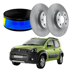 Disco Freio Dianteiro Solido Uno Way 1.0 8v 1.4 8v 2010 A 2016
