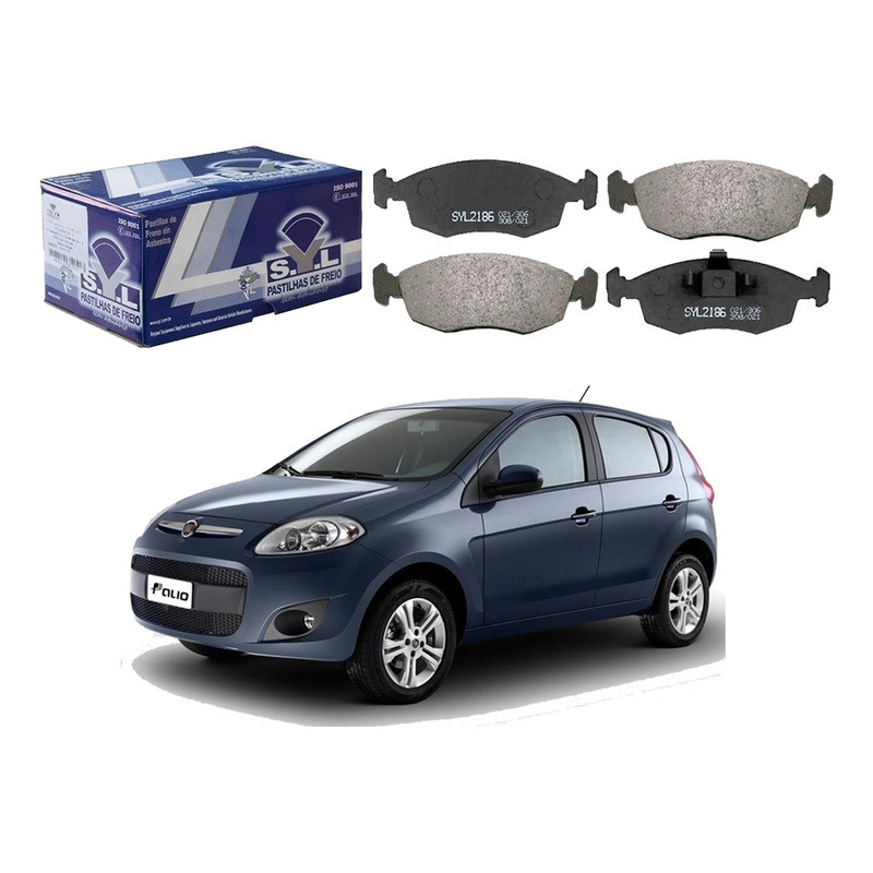 Pastilha Freio Dianteira Syl Fiat Novo Palio 1.6 2011 A 2017 em Oferta na Shopee