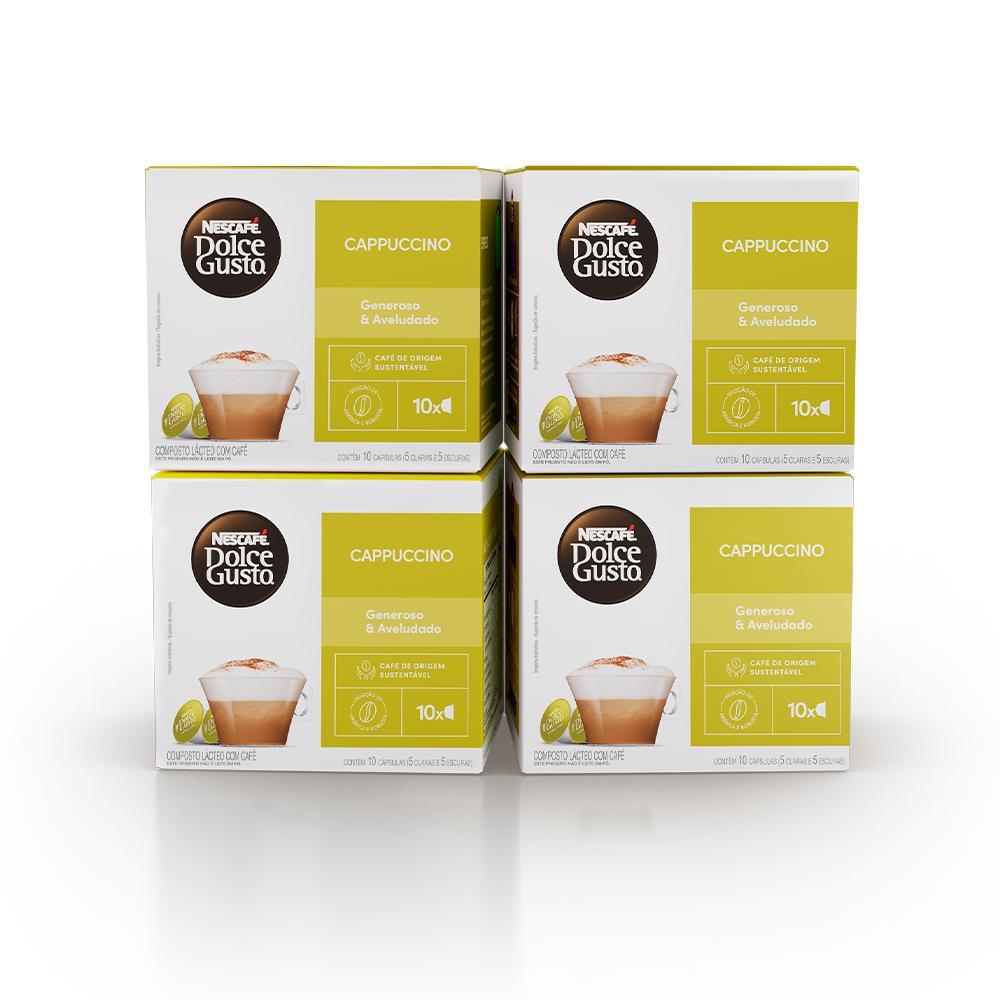 Kit 40 cápsulas Cappuccino - Nescafé Dolce Gusto em Oferta na Shopee