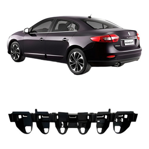 Suporte Parachoque Traseiro Fluence 2010 A 2016 Central