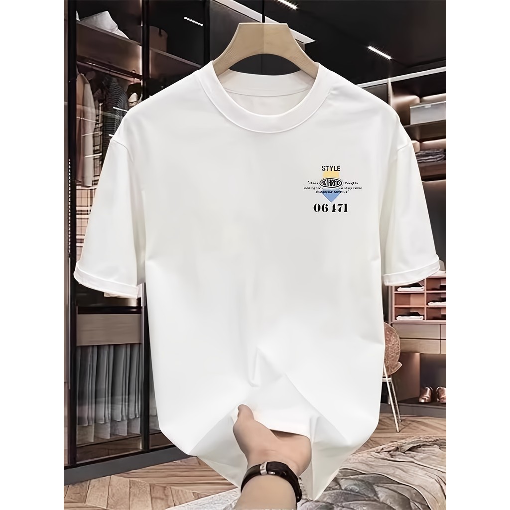 Camiseta Masculina Unissex Estampado Moderno Confortável Moderna Estilosa Verão Casal