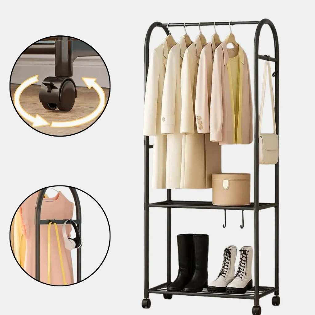 Guarda Roupa Armário Organizador Dobrável Desmontável 162cm em Oferta na Shopee