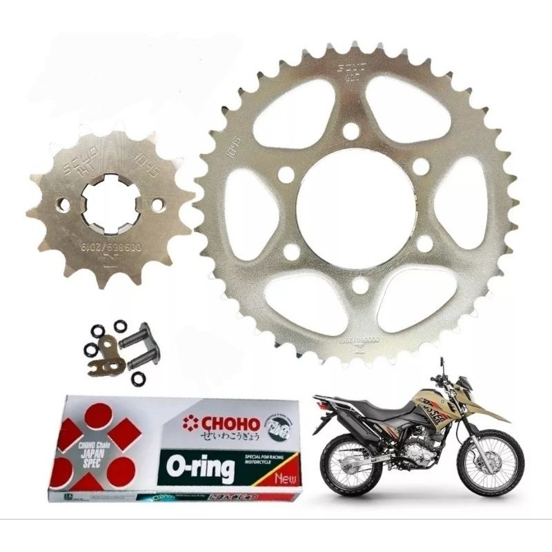 Kit Relação Xtz 150 Crosser Com Retentor smartfox