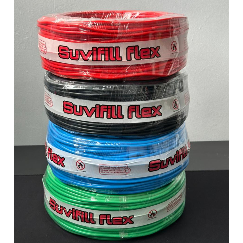 Fio Cabo Elétrico Flexível 6mm 100 Metros