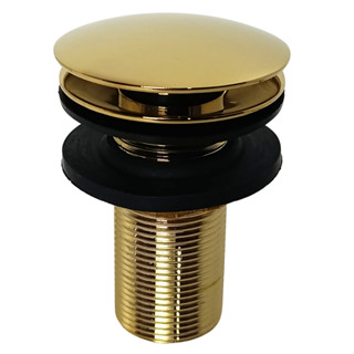 Válvula Ralo Click Luxo 7/8 Metal P/ Pia e Cuba Dourada em Oferta na Shopee