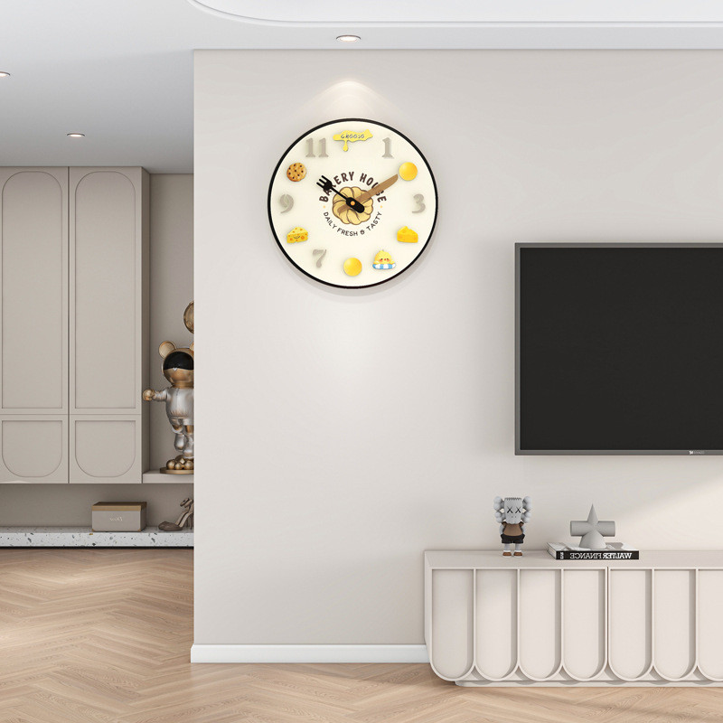 relogio de parede grande relogio de parede cozinha relogio de parede Relógio de parede redondo de ferro forjado, sala de