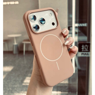 Case Silicone Redonda Magsafe Magnética Para iPhone 17 Pro Max Air 16E Traseira Magnética Anti-Queda em Oferta na Shopee