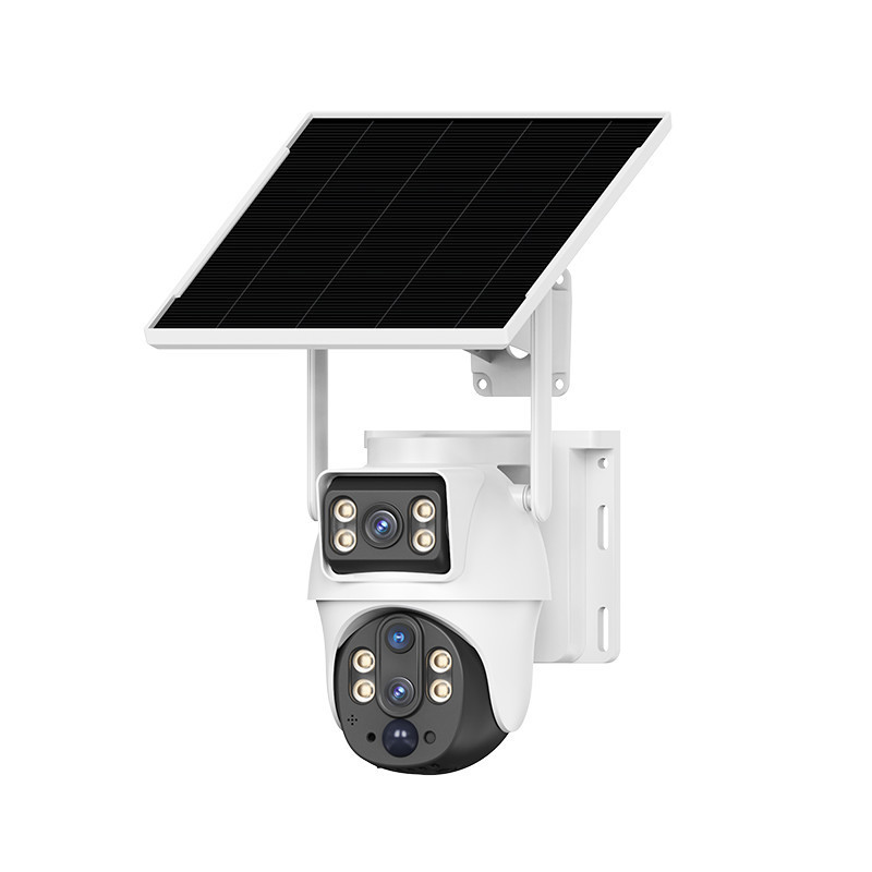 Câmera V380 BP9 DL com Visão Noturna, IP68 à Prova d'Água, Lente Tripla, Detecção PIR, Alimentação Solar e Zoom em Oferta na Shopee