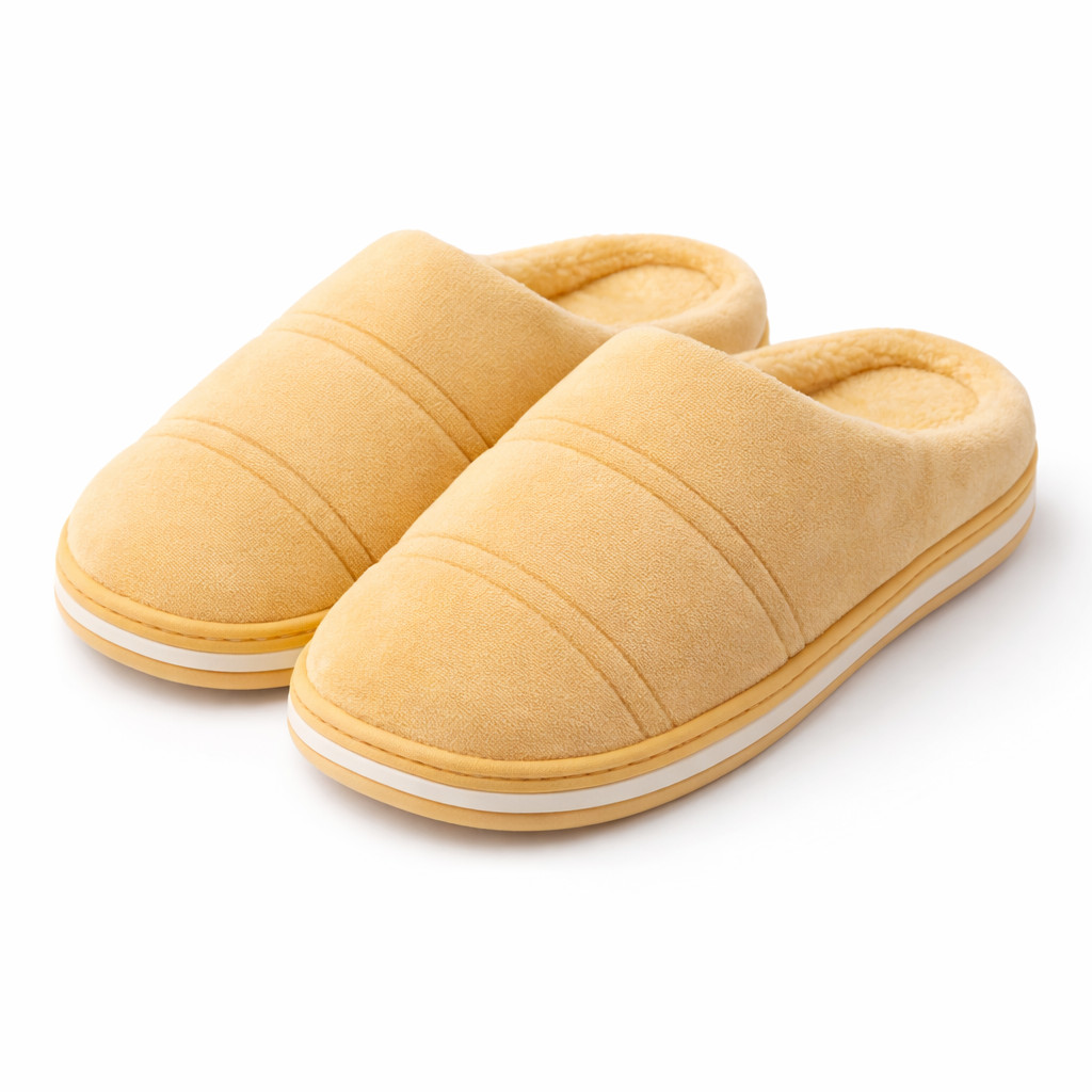 Pantufa Forrada Dois Riscos Chinelo Inverno Confortável BY-625 em Oferta na Shopee