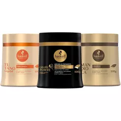Kit Cronograma Capilar Para Cabelos Frágeis 500gr Haskell