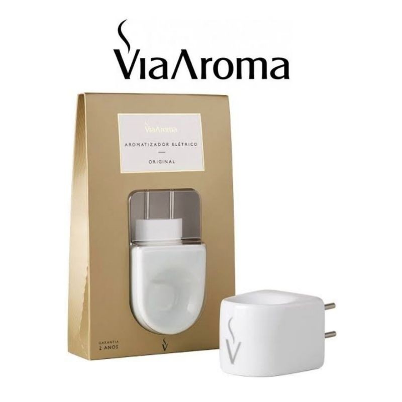Aromatizador Elétrico de Ambiente Original Bivolt Via Aroma - Aromaterapia