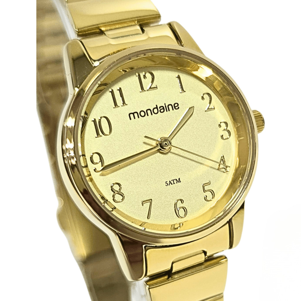 Relógio Mondaine Feminino Analógico Dourado 32693LPMVDE1 em Oferta na Shopee