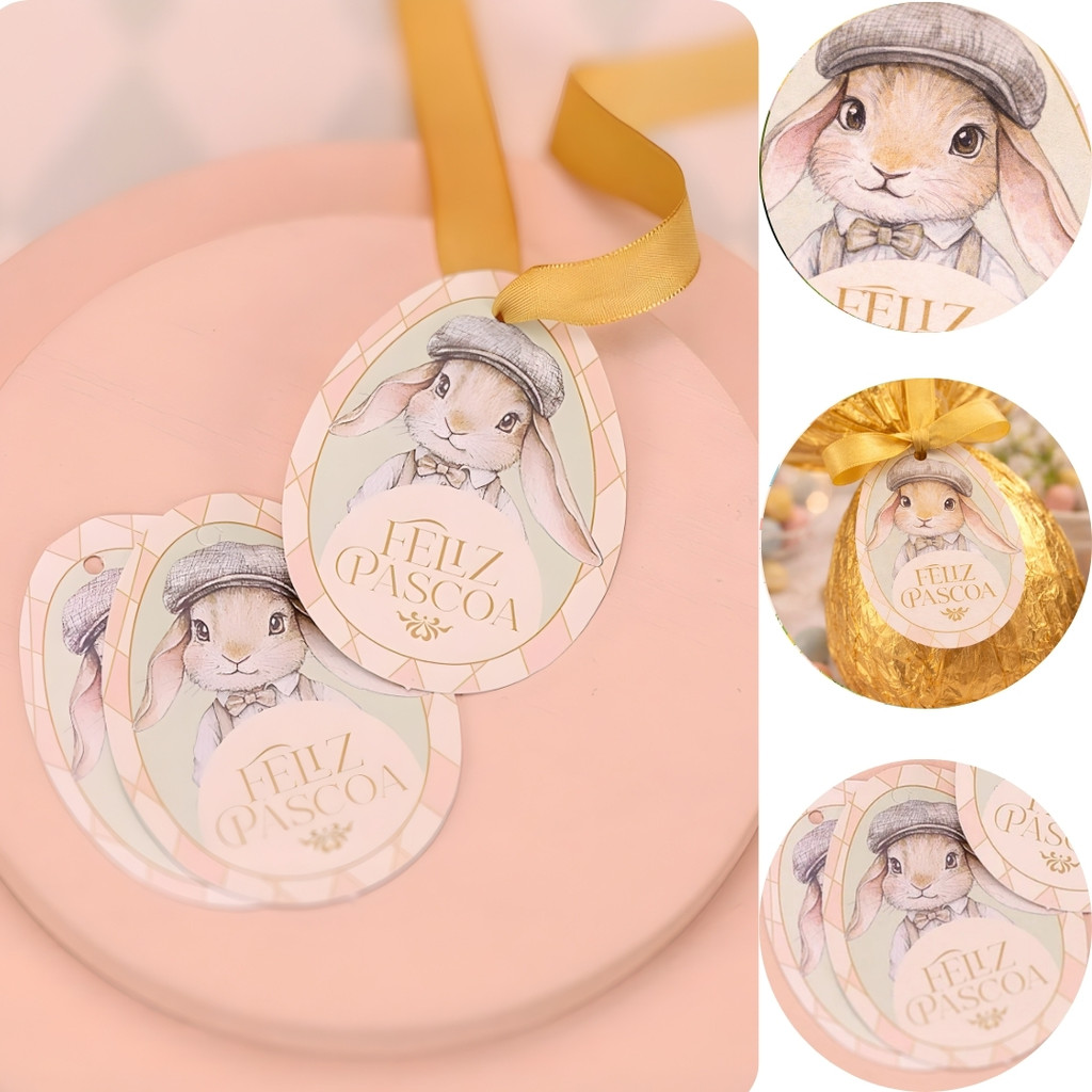 20 TAGS PÁSCOA OVAL RECORDAR 5602 ( PASCOA JANGO 2026 ) em Oferta na Shopee