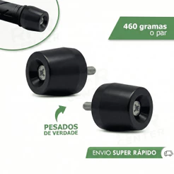 Par Pesos Pesinhos Preto De Guidão Pcx 150 Cg Titan Fan 150 160 Universal