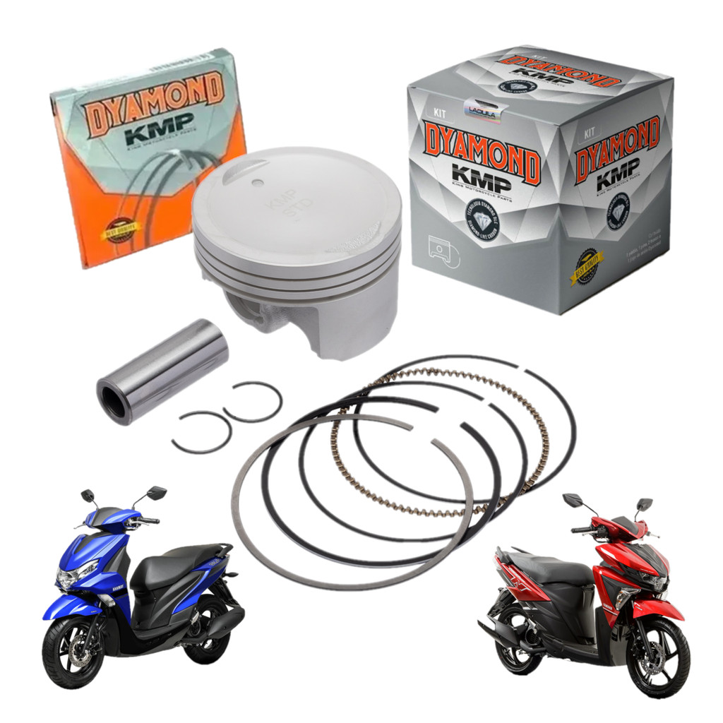 Kit Pistão Anel Neo 125 Fluo Std 0.25 0.50 0.75 1.00 Dyamond em Oferta na Shopee