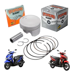 Kit Pistão Anel Yamaha Neo 125 Fluo Std 0.25 0.50 0.75 1.00 Dyamond Scooter