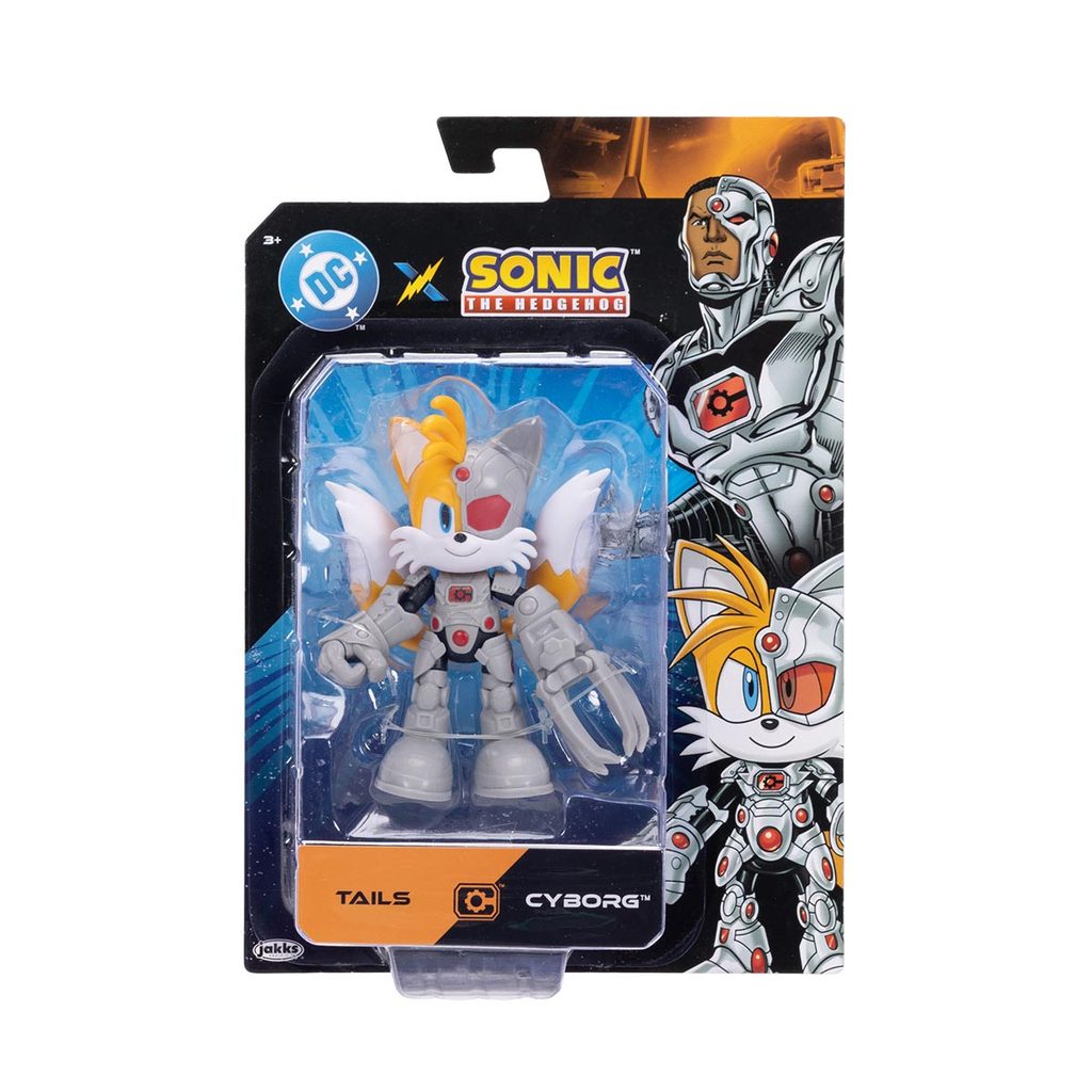 Boneco Articulado Shadow Tails Cyborg de 12cm - Sonic Warner em Oferta na Shopee