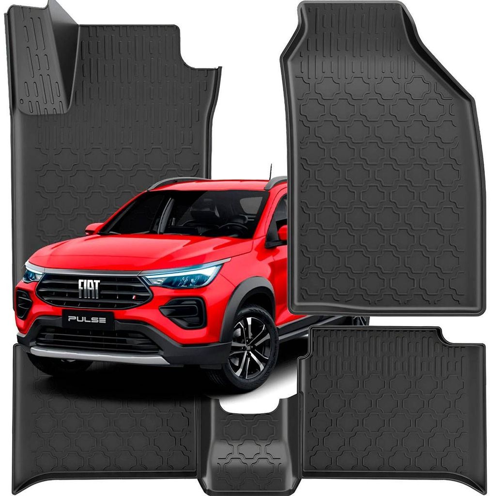 Jogo de Tapete Bandeja Pulse 2021 em Diante 5pc Emborrachado em Oferta na Shopee