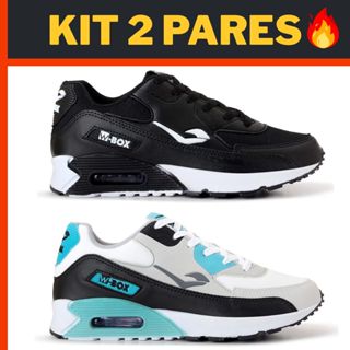 Combo Tênis Casual W-Box  Pulse 90 – Tendencia com Tecnologia Air e Solado Confortável em Oferta na Shopee