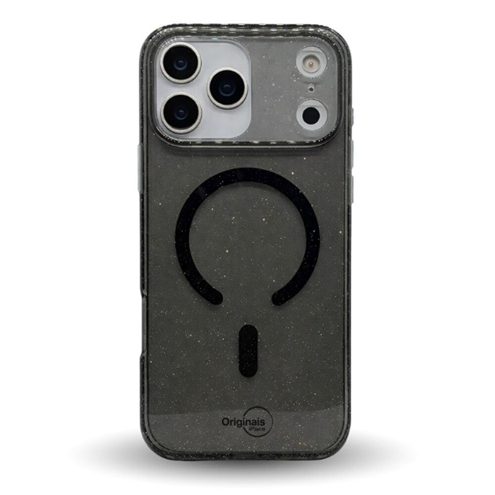 Capa iPhone 17 Pro Max Shine Com Proteção de Câmera Originais iPlace, Preto com Brilho