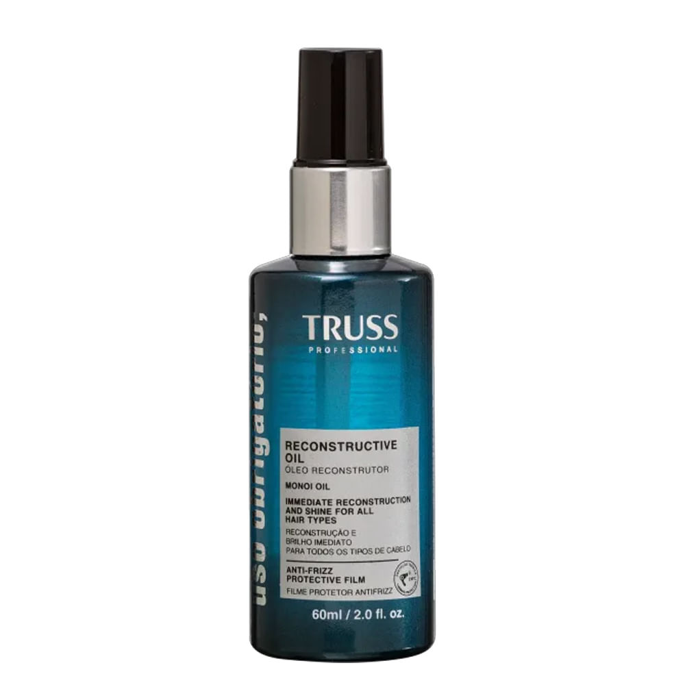 Óleo Capilar Reconstrutor Truss Uso Obrigatório 60ml em Oferta na Shopee