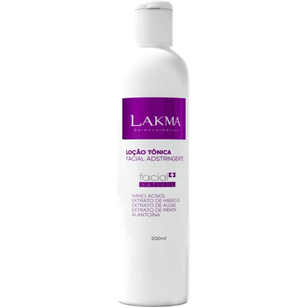 Loção Tônica Facial Lakma - Limpeza Profunda e Hidratação