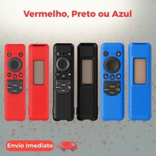 Capinha de Silicone para Controle Remoto Capa Samsung Smart TV com Alça de Segurança Antiderrapante em Oferta na Shopee