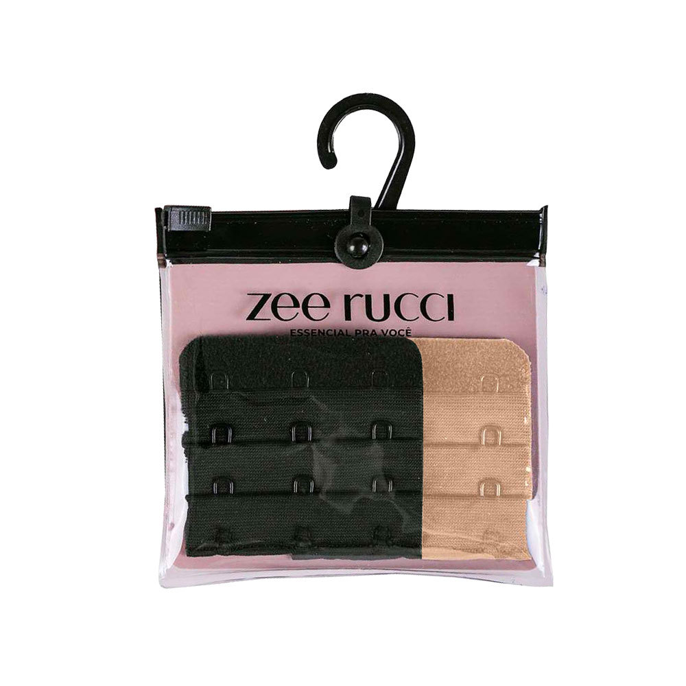 Imagem Kit Extensor para Fecho de Sutiã Preto e Bege