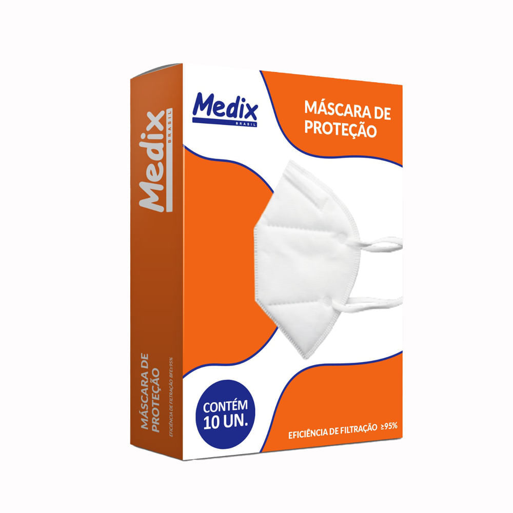 Máscara de Proteção Medix 4 Camadas Descartável com 10 Unidades em Oferta na Shopee