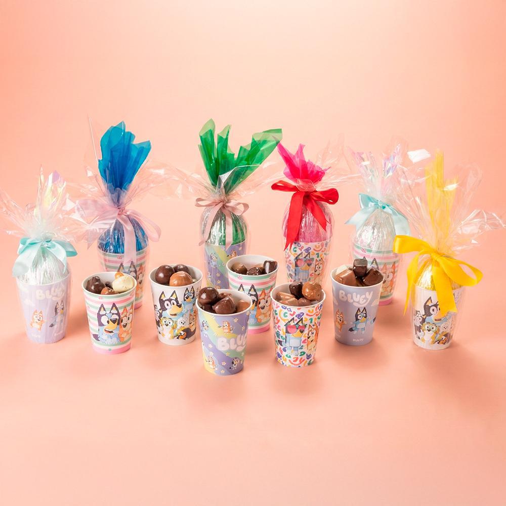 Kit 12 Copos Bluey Bingo Páscoa Festa Lembrancinha Aniversário Ovos Caseiros Brinde Plasútil em Oferta na Shopee