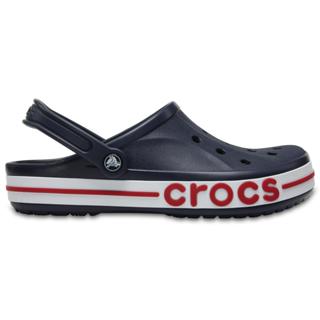 Sandália crocs crocband logo navy/pepper em Oferta na Shopee